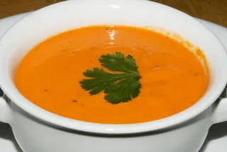 Photo of Roasted Bell Pepper and Tequila Soup