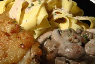 Photo of Chicken with Mushrooms in Marsala Cream Sauce