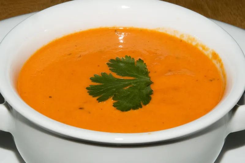 Photo of Roasted Bell Pepper and Tequila Soup