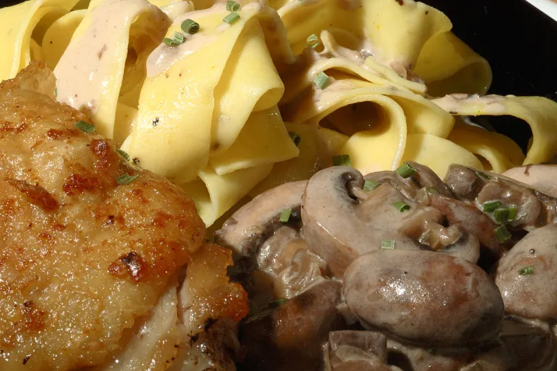 Photo of Chicken with Mushrooms in Marsala Cream Sauce