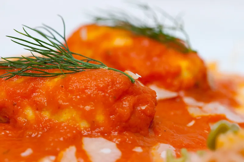 Photo of Fish Dumplings in Tomato Sauce